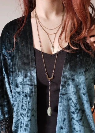 Collier multirangs pierre et lune , brand: Inconnu, condition: Very good, €15.00, €16.45 includes Buyer Protection