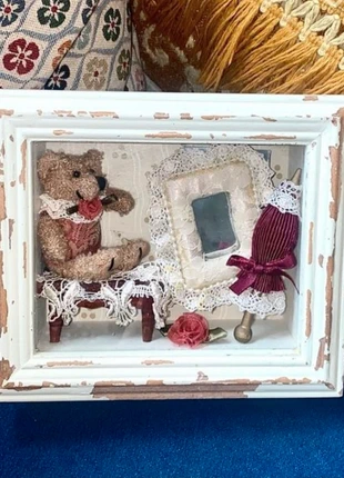 Shabby Chic Shadow Box Frame, brand: Vintage Bazaar, condition: Good, €4.99, €5.94 includes Buyer Protection