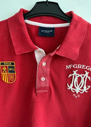 Polo/T-shirt rouge Spain 100%coton Mc Gregor L, merk: McGregor, staat: Heel goed, maat: L, € 12,00, € 13,30 inclusief Kopersbescherming