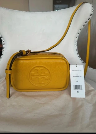 Tory Burch Perry leather mini bag in golden sunset colour perfect for holiday, wedding and more., brand: Tory Burch, condition: New with tags, £225.00, £236.95 includes Buyer Protection Pro
