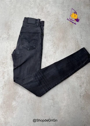 Jean Levi’s mile high suoerskinny Femme Noir vintage – Taille 34 (W25 L30), marque: Levi's, état: Très bon état, taille: XS / 34 / 6, 26,00 €, 28,00 € Protection acheteurs (Pro) incluse