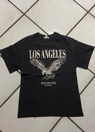 maglia oversize unisex grigio scuro los angeles h&m simile a maglia nirvana, marca: H&M, estado: Muito bom, tamanho: XS, €5.00, €5.95 inclui Proteção do Comprador