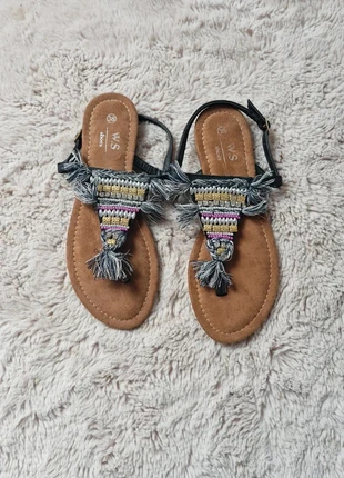 Sandales neuves bohème chic – WS Shoes – Taille 38, marque: W.S Shoes, état: Neuf sans étiquette, taille: 38, 11,99 €, 13,29 € Protection acheteurs incluse