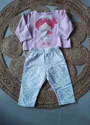 Pyjama mi-saison fille, marque: TEX, état: Satisfaisant, taille: 6-9 mois / 68 cm, 1,00 €, 1,75 € Protection acheteurs incluse