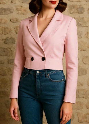 Veste courte rose neuve. 🌿Asos, marque: ASOS, état: Neuf avec étiquette, taille: XL / 42 / 14, 15,00 €, 16,45 € Protection acheteurs (Pro) incluse