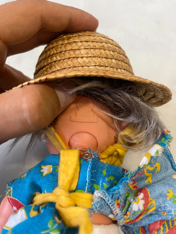 bambola fiba Cappello Di Paglia originale made in italy Vintage Doll