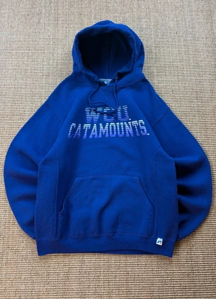 Sweat hoodie capuche Russell Athletic violet WCU Catamounts print université USA 2000s M mixte #0312, brand: Russell Athletic, condizioni: Ottime, taglia: M, €29.10, €31.26 include la Protezione acquisti Pro