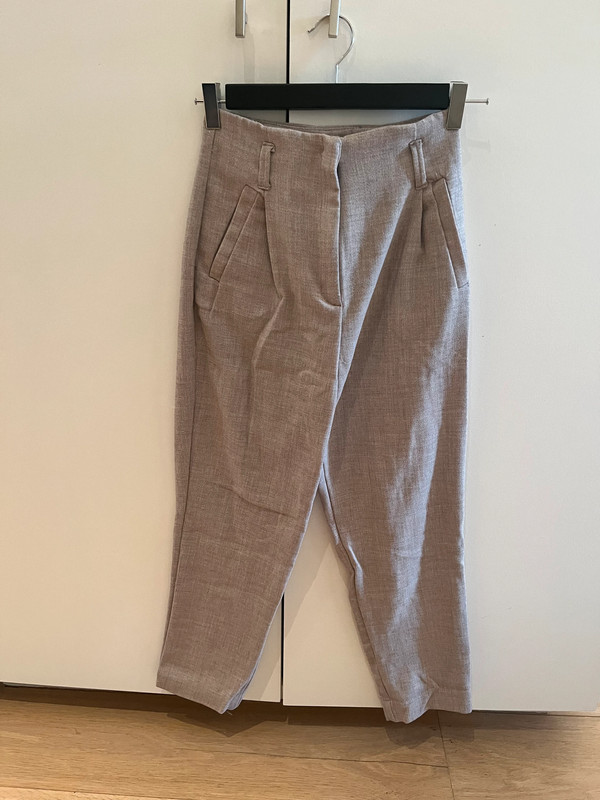 Pantalon chic gris 1