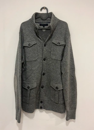 Tommy Hilfiger Gray Button-Up Wool Cardigan with Pockets Size M (Fits L) retro vintage, marque: Tommy Hilfiger, état: Très bon état, taille: M, 10,00 €, 11,20 € Protection acheteurs incluse