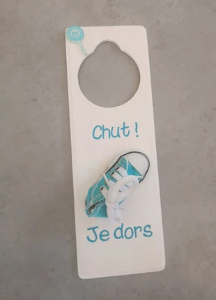 Chut je dors décoration porte chambre enfant, marque: Orchestra bébé, état: Neuf sans étiquette, 2,00 €, 2,80 € Protection acheteurs incluse