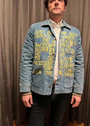 Kurtka Jeansowa APC, marque: A.P.C., état: Très bon état, taille: L, 390,00 €, 410,20 € Protection acheteurs incluse