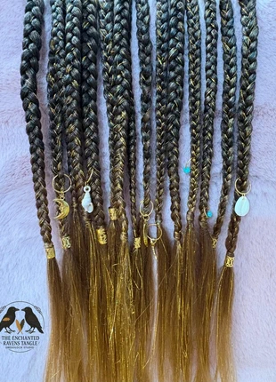 Earthy elegance with a touch of magic loc accent set, condition: New with tags, €60.00, €63.70 includes Buyer Protection