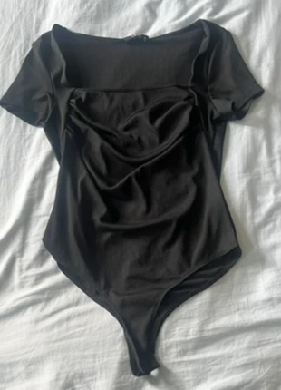 Black Square Neck Bodysuit, brand: Cider, condition: Very good, size: L / 40 / 12, €3.50, €4.38 includes Buyer Protection