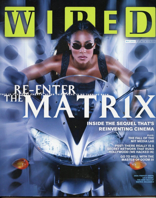 Wired Magazine May 2003, The Matrix Reloaded, Jada Pinkett Smith 1