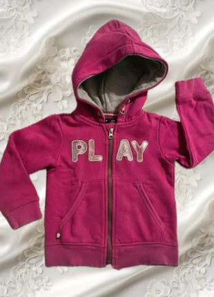 Sweat zippé à capuche fille 2-3 ans Tex, marca: TEX, estado: Muito bom, tamanho: 24-36 meses / 92 cm, €4.00, €4.90 inclui Proteção do Comprador