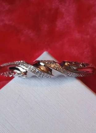Rhodium plated small size bangle bracelet, brand: Xuping, condition: New without tags, £5.99, £6.99 includes Buyer Protection Pro