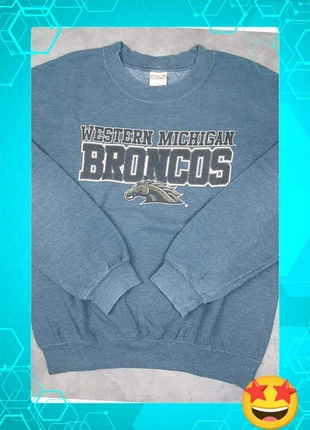Sweat bleu football américain Broncos Marque Gildan Taille S, brand: Gildan, condition: Very good, size: S, €21.00, €22.75 includes Buyer Protection Pro