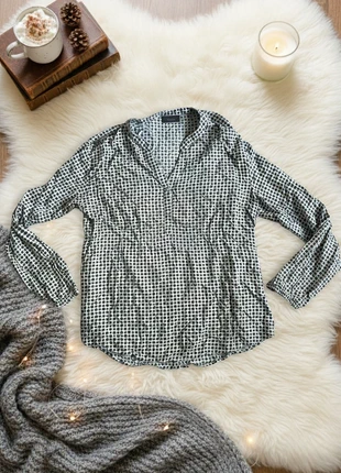 Chemisier Yessica Imprimé Floral Rétro Taille 40 – Col V et Coupe Fluide, brand: Yessica, condition: Very good, size: L / 40 / 12, €2.50, €3.33 includes Buyer Protection