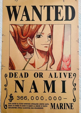Affiche One Piece – Prime de Nami Wanted, marque: OnePiece, état: Très bon état, 5,00 €, 5,95 € Protection acheteurs (Pro) incluse