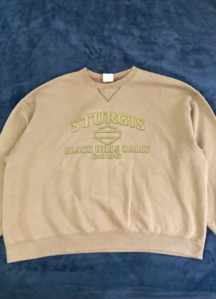 2006 Y2K Era Vintage Brown Harley Davidson Jumper, brand: Harley Davidson, condition: Very good, size: L, £15.00, £16.45 includes Buyer Protection