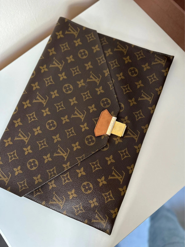 Louis Vuitton Vintage Poche Plate Envelope Clutch Bag - Vinted