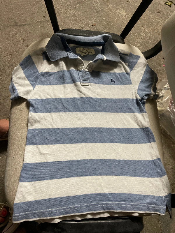 Polo bambino a righe 4-6 anni 1