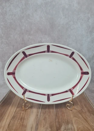 Plat ovale Badonvilliers – modèle Louise, marque: Badonviller, état: Bon état, 15,00 €, 16,45 € Protection acheteurs incluse