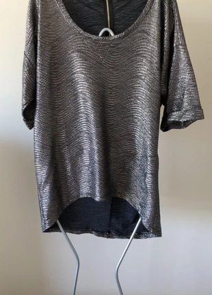 Top loose argenté Lulu Love, marca: Lulu Love, estado: Nuevo sin etiquetas, tamaño: Talla única, 15,00 €, 16,45 € Protección al comprador incluida