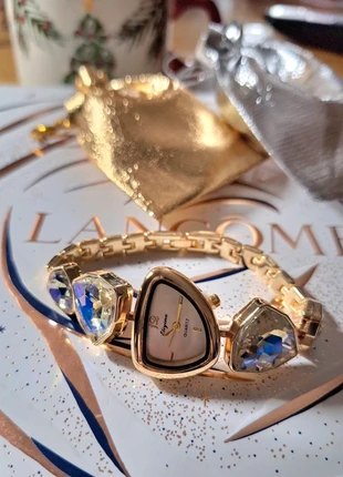 Magnifique montre dorée acier cristaux transparents, marque: Boutique indépendante, état: Neuf sans étiquette, taille: Taille unique, 8,90 €, 10,05 € Protection acheteurs incluse