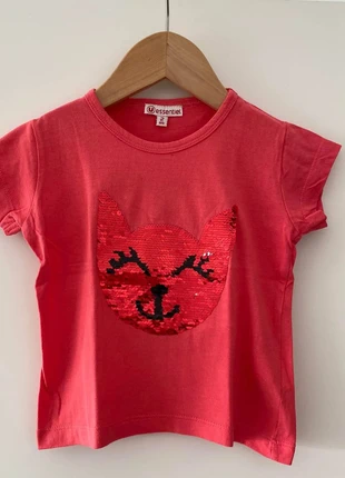 T-Shirt MC fille - 2 ans - U essentiel, brand: U Essentiel, condizioni: Ottime, taglia: 18-24 mesi / 86 cm, €2.00, €2.80 include la Protezione acquisti