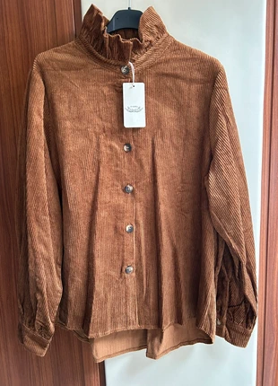 Veste velour côtelé col vonaté, marke: it Hippie, zustand: Neu, mit Etikett, größe: S / 36 / 8, 39,00 €, 41,65 € inklusive Vinted-Käuferschutz