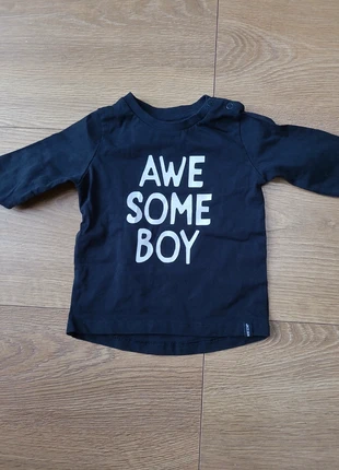 Longsleeve met tekst maat 68, brand: Wibra, condizioni: Ottime, taglia: 3-6 mesi / 62 cm, €1.00, €1.75 include la Protezione acquisti