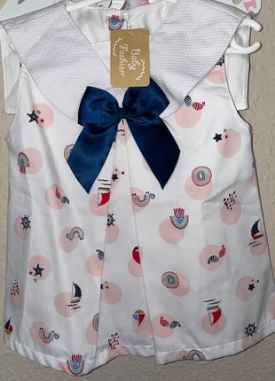 Vestido sin estrenar, marca: Baby Fashion, estado: Novo com etiquetas, tamanho: 12-18 meses / 80 cm, €5.00, €5.95 inclui Proteção do Comprador