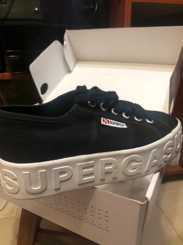 Superga platform nere 2025 e bianche