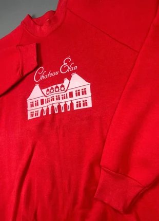 Vintage Fruit of the Loom sweat crewneck rouge imprimé Château Élan USA années 2000 - XL, marke: Fruit of the Loom, zustand: Sehr gut, größe: XL, 13,00 €, 14,35 € inklusive Vinted-Käuferschutz