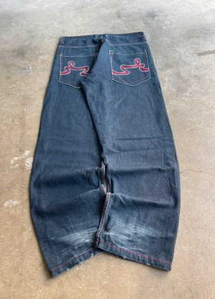 Jean Townz Clothing Premium Logo Brodé Vintage 90’s Hip Hop Skate Jnco Style Bleu Marine Baggy, brand: JNCO, condition: Very good, size: W34, €59.00, €62.65 includes Buyer Protection Pro