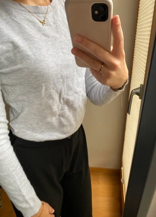 Gray long-sleeve basic top | Size M (also fits S/ XS) | for women/girls, brand: Tally Weijl, condizioni: Ottime, taglia: M / IT 42 / EU 38, €4.00, €4.90 include la Protezione acquisti