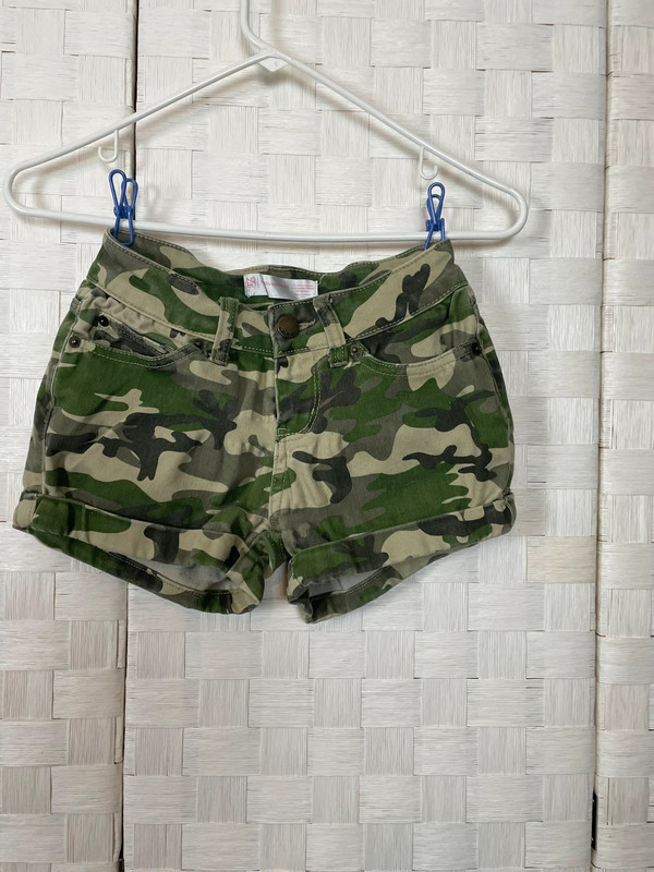 Camo Short Shorts 1