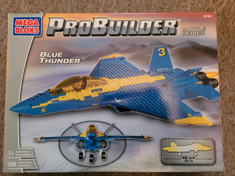 Mega bloks hot sale blue thunder