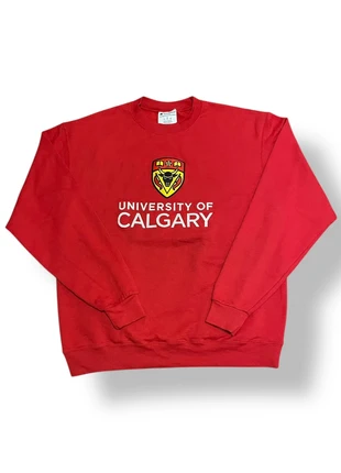 USA Calgary University Champion Hoodie Retro 90s Oversize, brand: Champion, condizioni: Ottime, taglia: L, €13.99, €15.39 include la Protezione acquisti