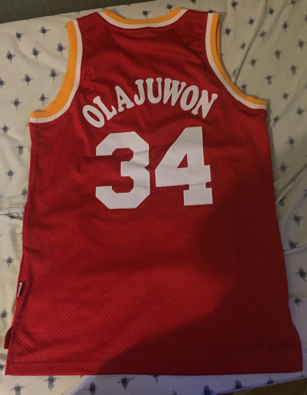 Maillot collector Houston Rockets saison 94 95 Hakeem Olajuwon 34
