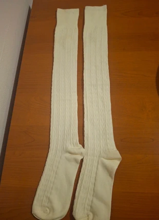 Calze parigine color panna, condizioni: Nuovo senza cartellino, taglia: S | 35-38, €4.00, €4.90 include la Protezione acquisti