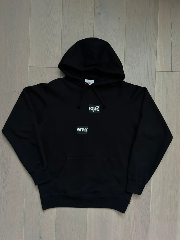Supreme black bogo hoodie hotsell