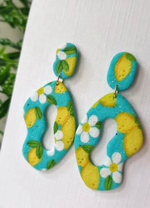 Boucles d'oreilles motif Citrons, brand: FIMO, condition: New without tags, €9.00, €10.15 includes Buyer Protection Pro