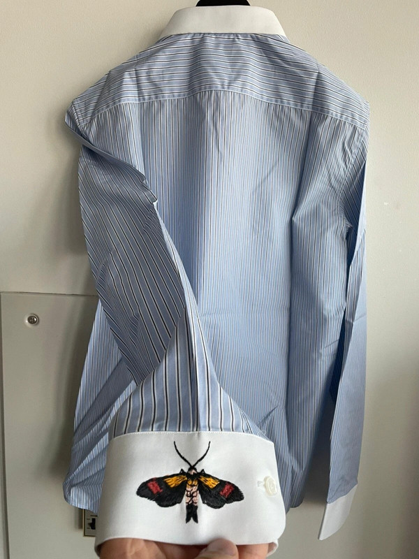 Super Runway Embroidery Butterfly Duke Shirt 3