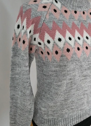 🎀 pull neuf Anna Field gris à motifs roses et blancs – taille 34, marke: Anna Field, zustand: Neu, größe: XS / 34 / 6, 19,99 €, 21,69 € inklusive Vinted-Käuferschutz