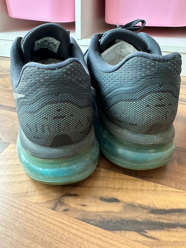 Original Nike Air Max 2014 Sneaker Anthrazit Photo Blue Reflect