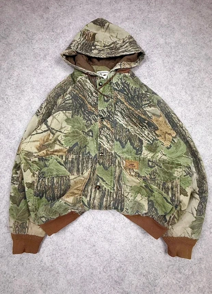 Veste bomber à capuche Realtree Duxbak style camouflage forêt tendance made in USA taille XL, marque: Realtree, état: Bon état, taille: XL, 49,90 €, 53,10 € Protection acheteurs incluse