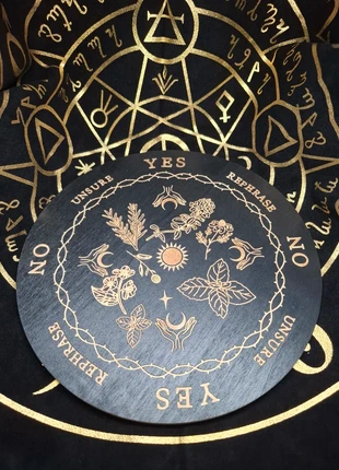 Grande Planche Pendule Noir Herboriste Magie Verte Anglais Divination Radiésthésie Décoration Neuf, état: Neuf avec étiquette, 18,57 €, 20,20 € Protection acheteurs (Pro) incluse