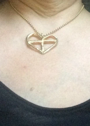 Pendentif coeur et chaine mailles boules ras de cou dorés vintage années 80 90, zustand: Sehr gut, 5,50 €, 6,48 € inklusive Vinted-Käuferschutz